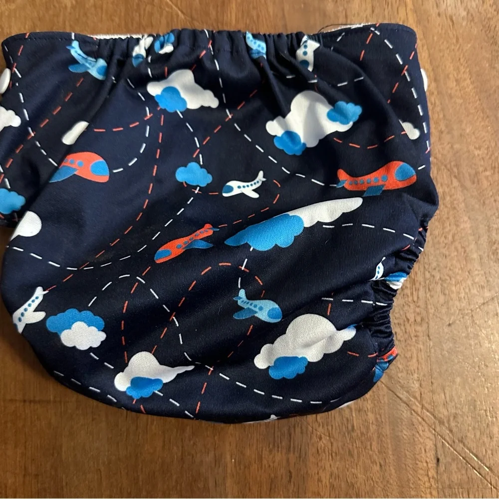 Simple Being pocket cloth diaper set of 5 transportation travel adjustable OS